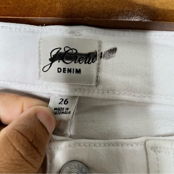 J. Crew 8" toothpick jean in white Size 26 - Picture 8 of 9